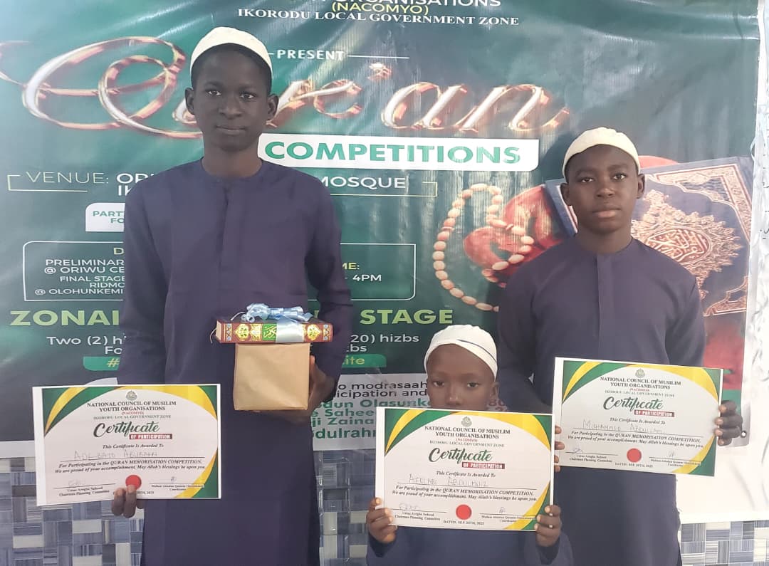 Students recognized for Quran competition success